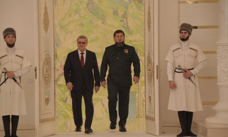 Юрий Чайка поздравил Рамзана Кадырова с вступлением в должность Главы Чеченской Республики