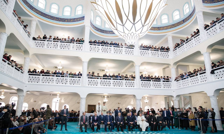 Юрий Чайка принял участие в торжественных мероприятиях, посвященных открытию Соборной мечети Карачаево-Черкесской Республики