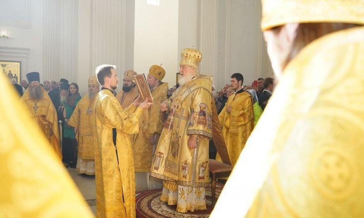 Патриарх Московский и всея Руси Кирилл освятил кафедральный собор в честь великомученика Георгия Победоносца во Владикавказе